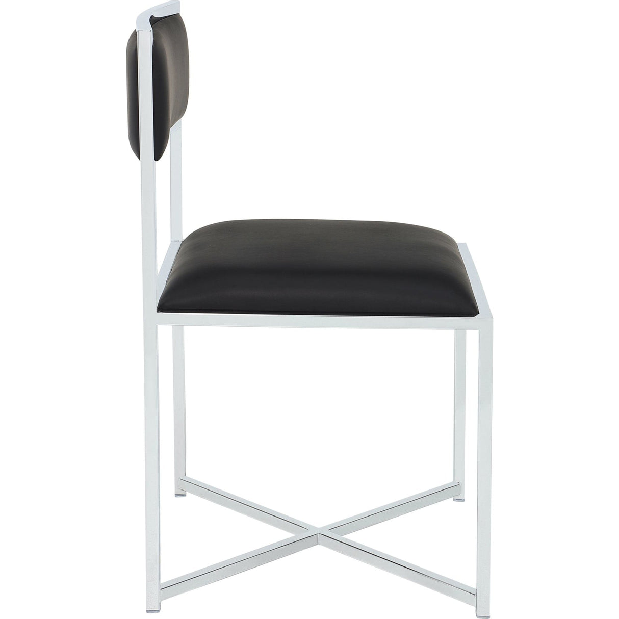 Amalfi X Base Chair -Soot/Chrm