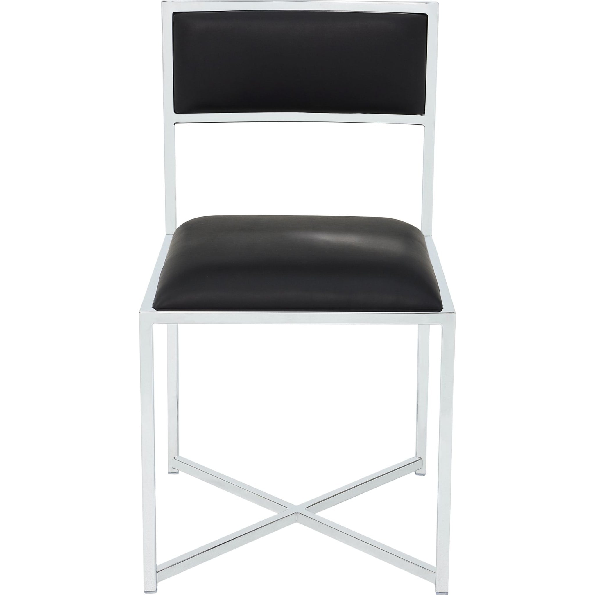 Amalfi X Base Chair -Soot/Chrm