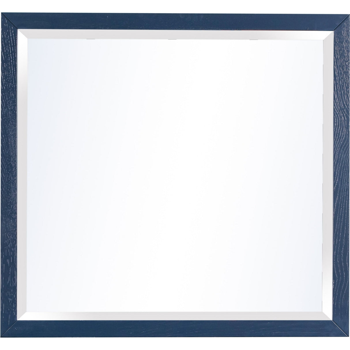 Argento Beveled Glass Wall or Dresser Mirror in Navy Blue