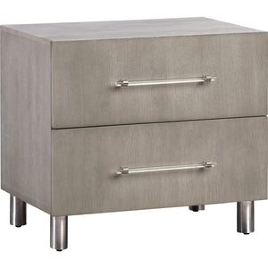 Argento Nightstand in Misty Grey