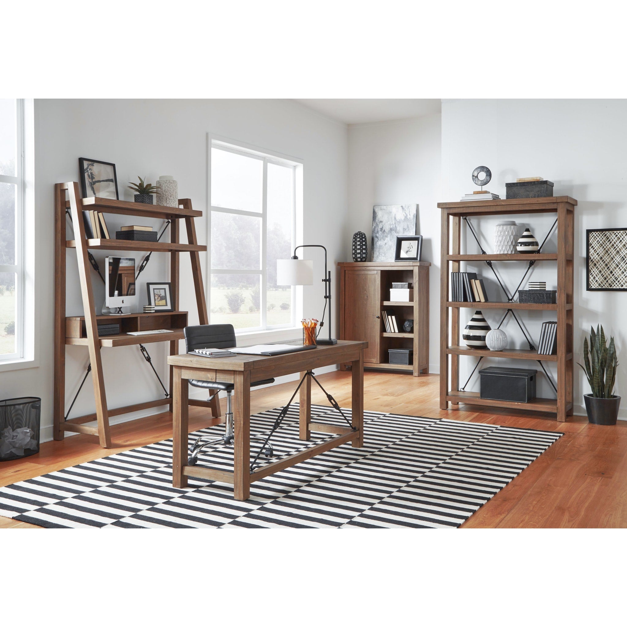 Autumn Open Shelving Unit Flint Oak