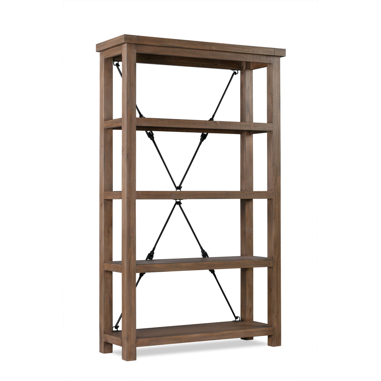 Autumn Open Shelving Unit Flint Oak