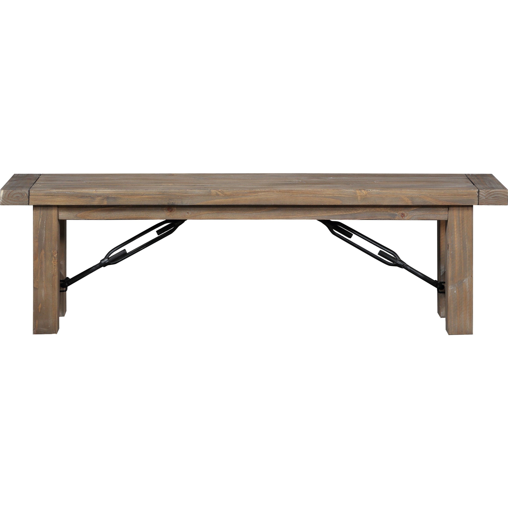 Autumn Solid Wood Dining Bench in Flink Oak