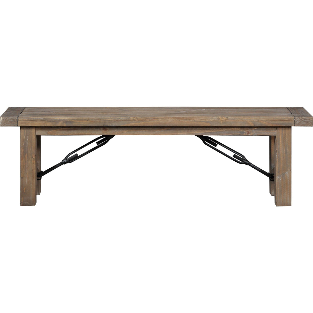 Autumn Solid Wood Dining Bench in Flink Oak