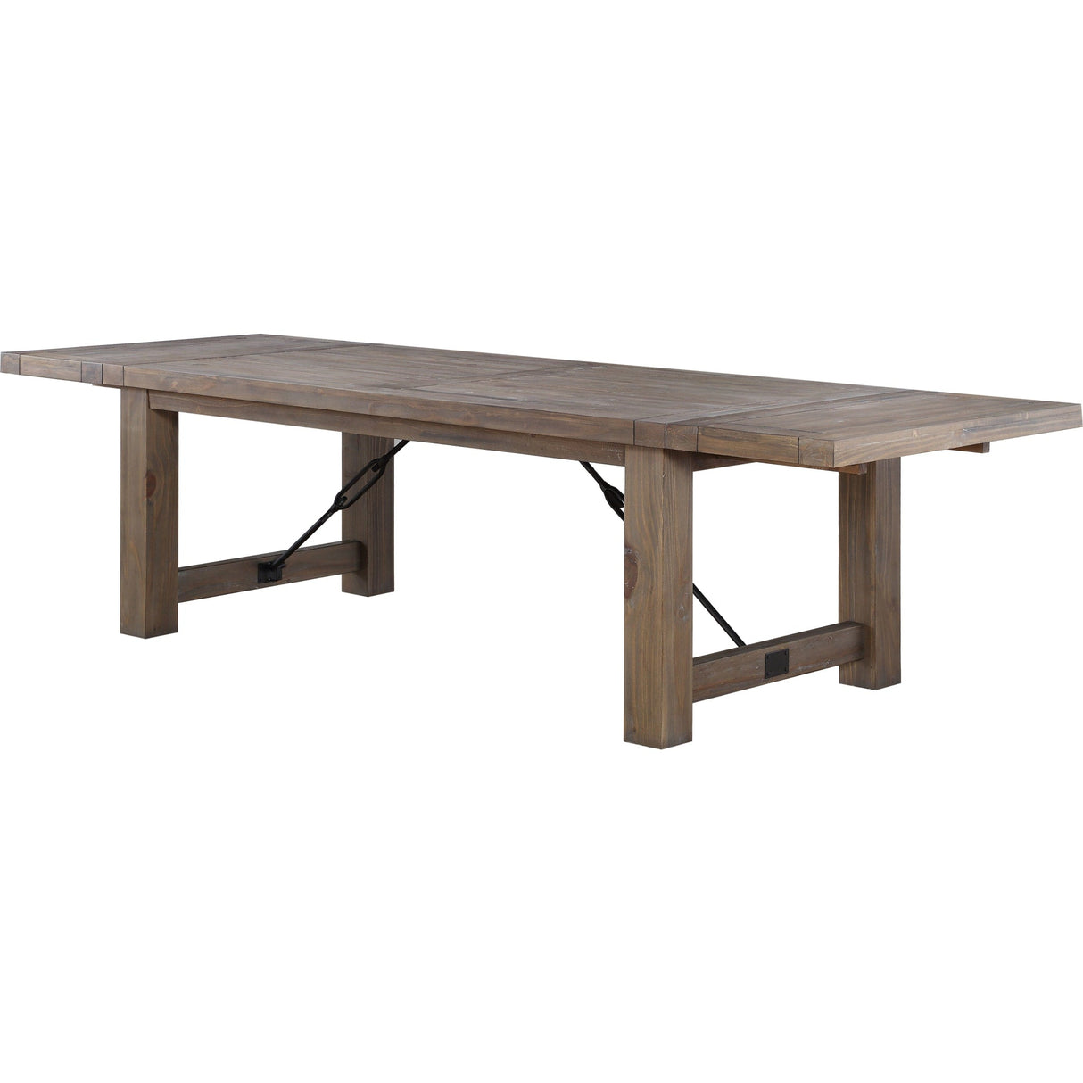 Autumn Solid Wood Extending Dining Table in Flink Oak