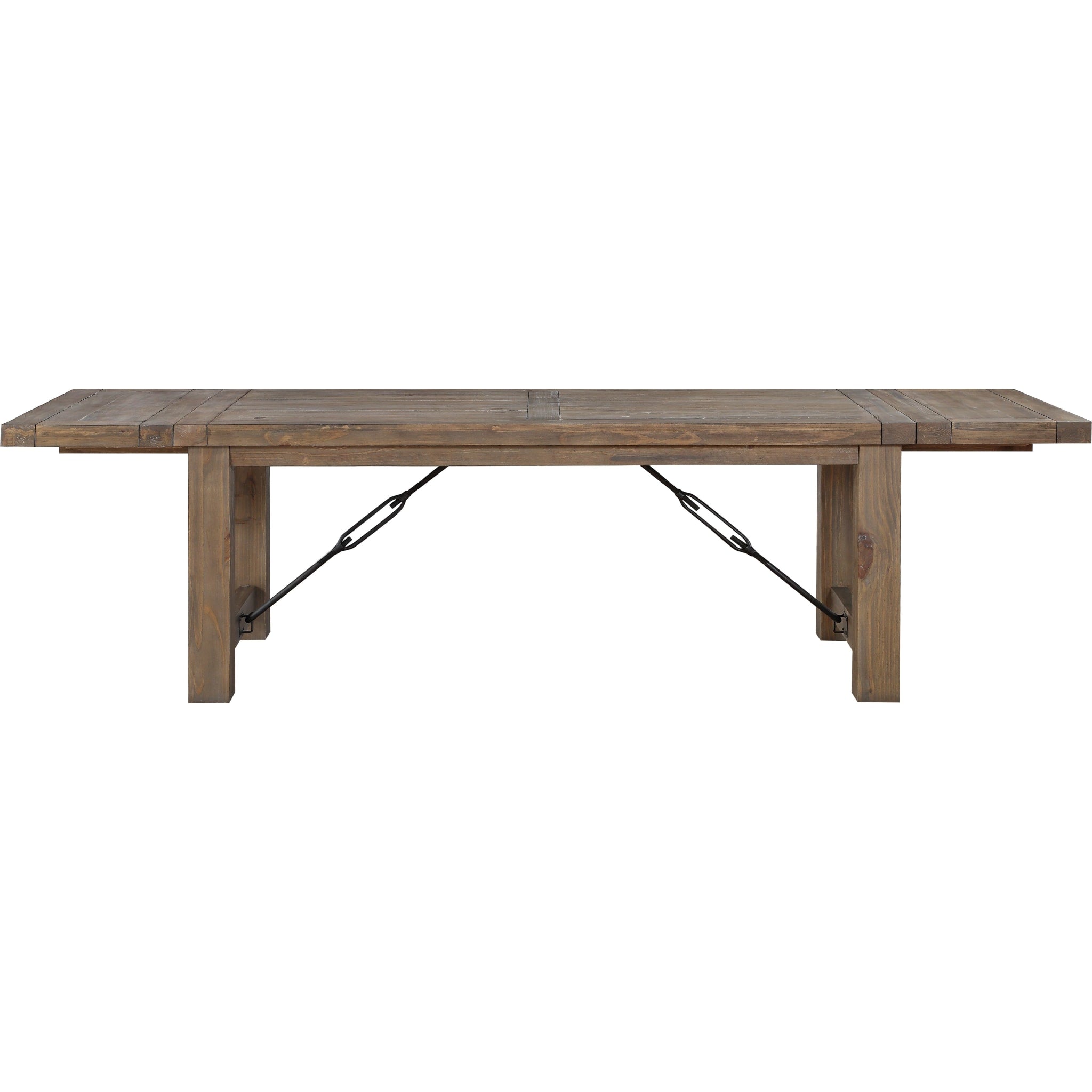 Autumn Solid Wood Extending Dining Table in Flink Oak