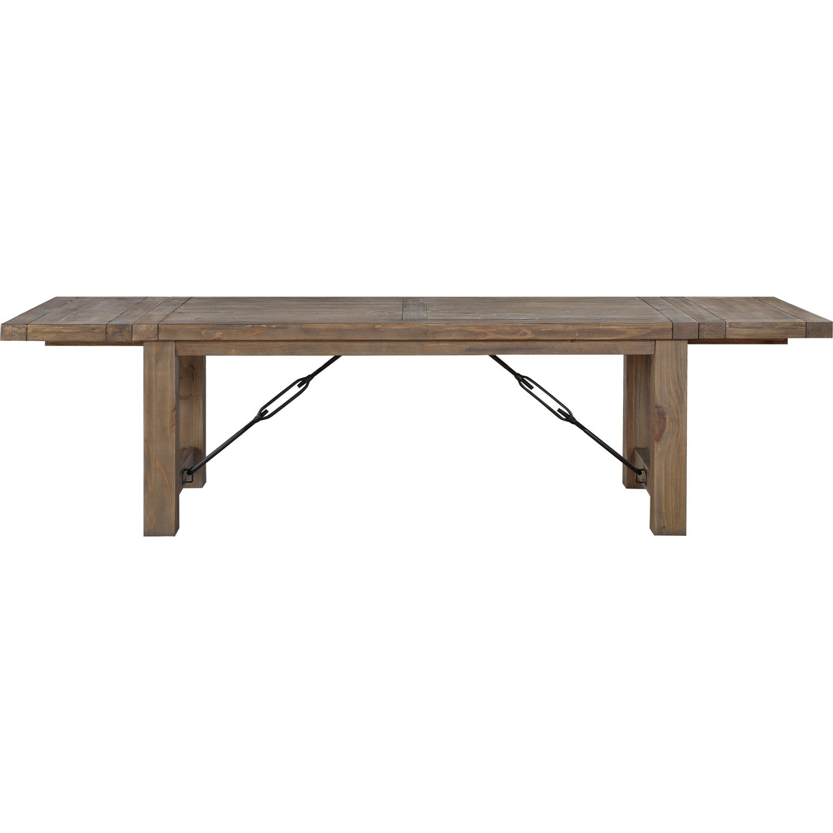 Autumn Solid Wood Extending Dining Table in Flink Oak