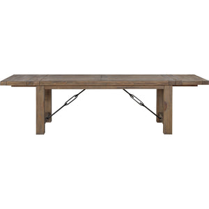 Autumn Solid Wood Extending Dining Table in Flink Oak