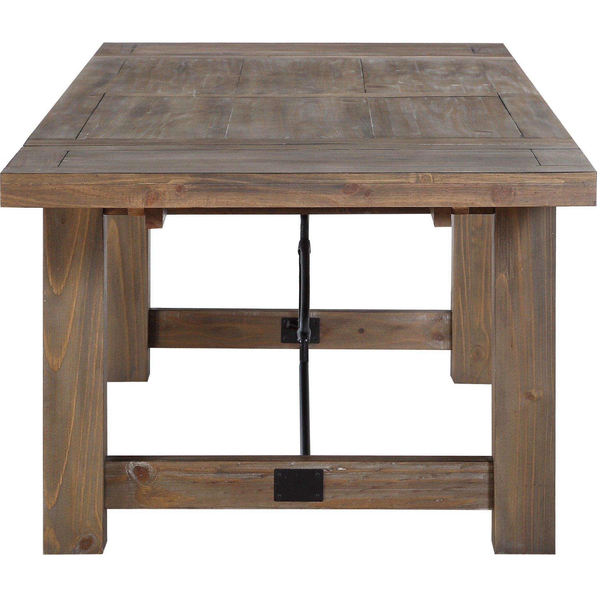 Autumn Solid Wood Extending Dining Table in Flink Oak