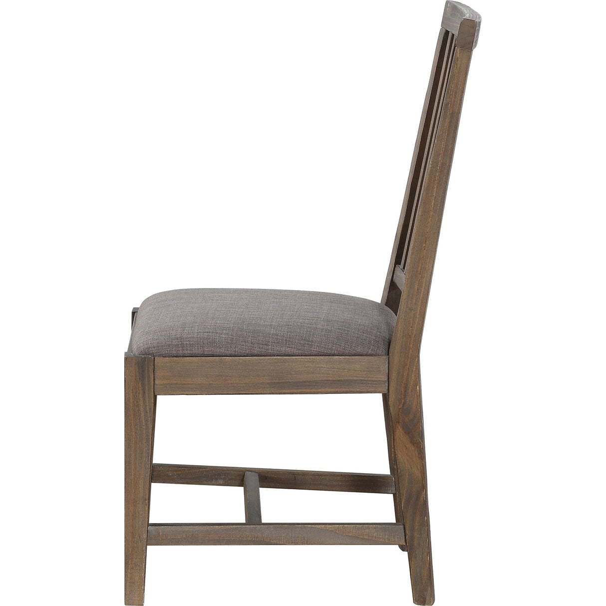 Autumn Solid Wood Upholstered Dining Chair in Flint Oak