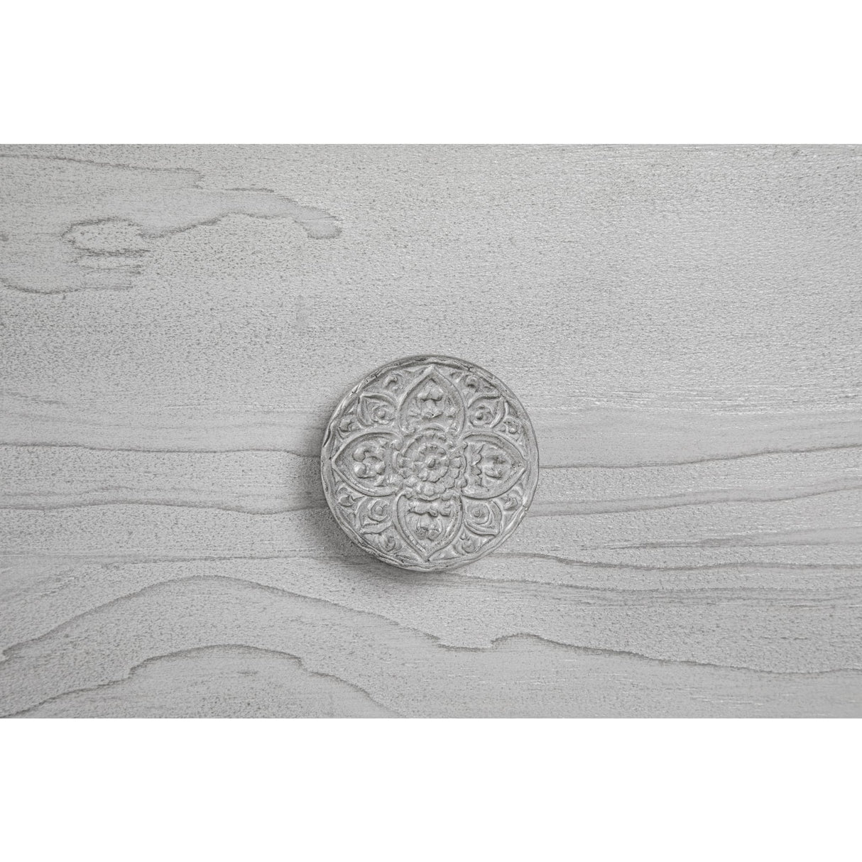 Boho Chic Nighstand in Washed White