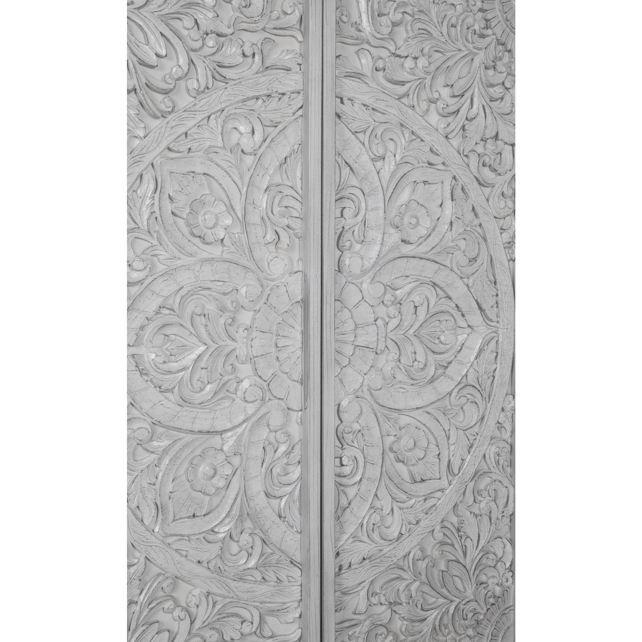 Boho Chic Wardrobe Chest in Washed White (2024)