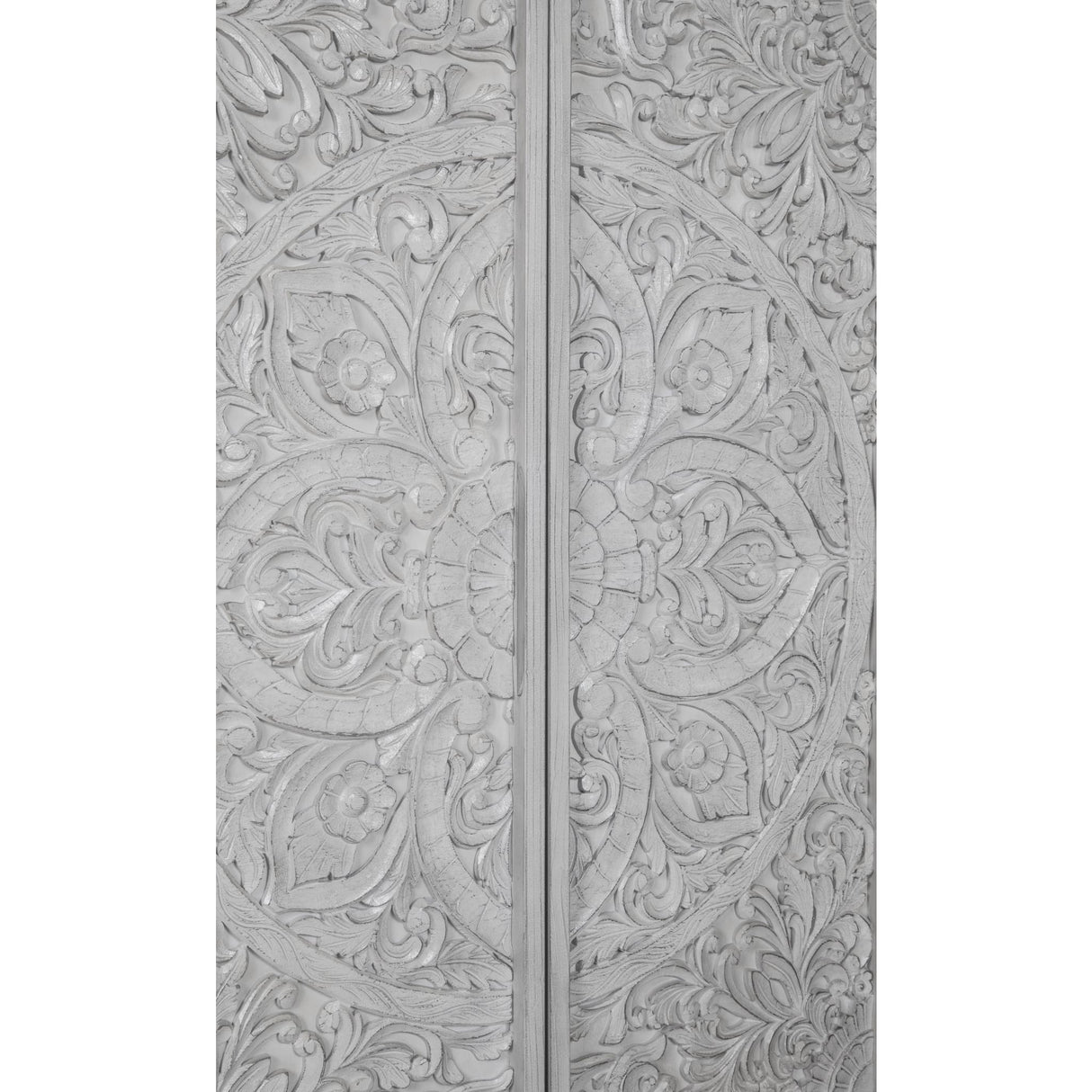 Boho Chic Wardrobe Chest in Washed White (2024)