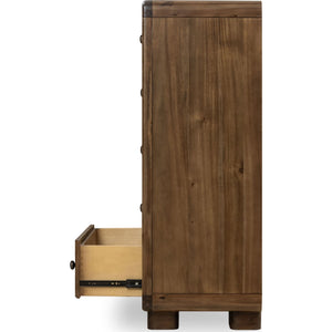 Boka Five Drawer Acacia Wood Chest in Impala