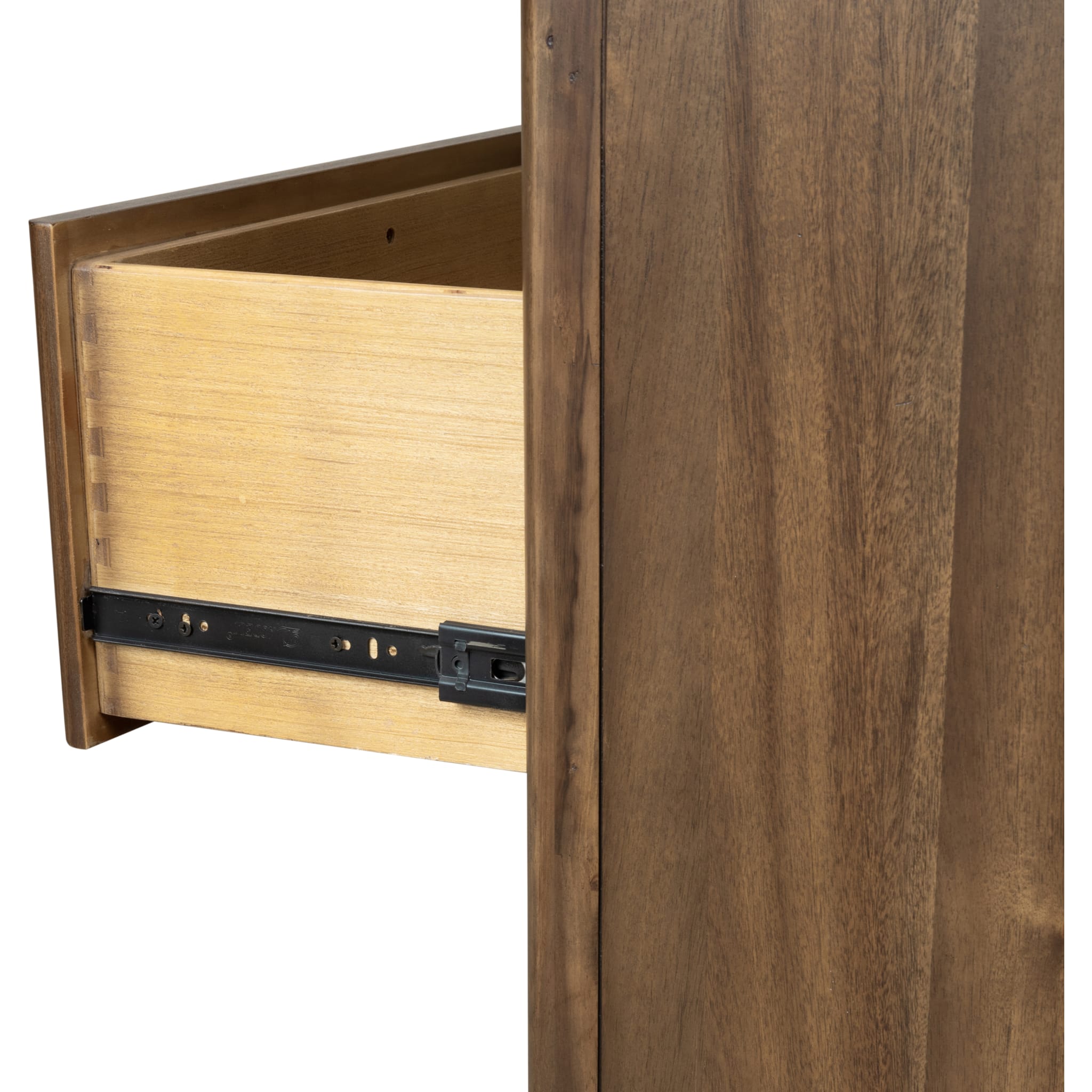 Boka Five Drawer Acacia Wood Chest in Impala