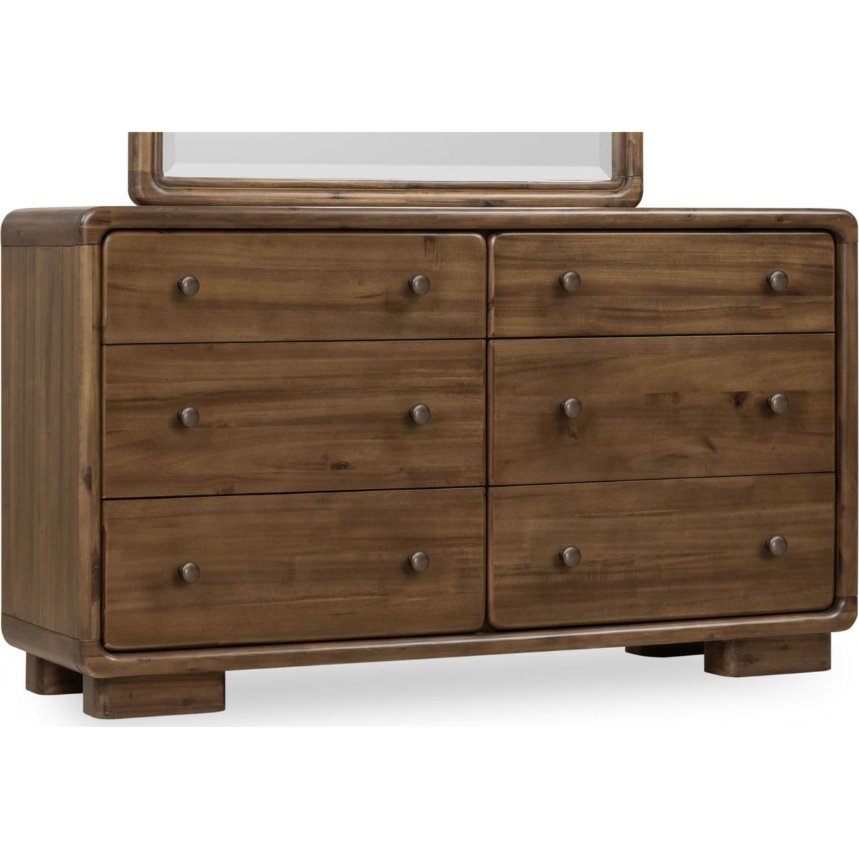 Boka Six Drawer Acacia Wood Dresser in Impala