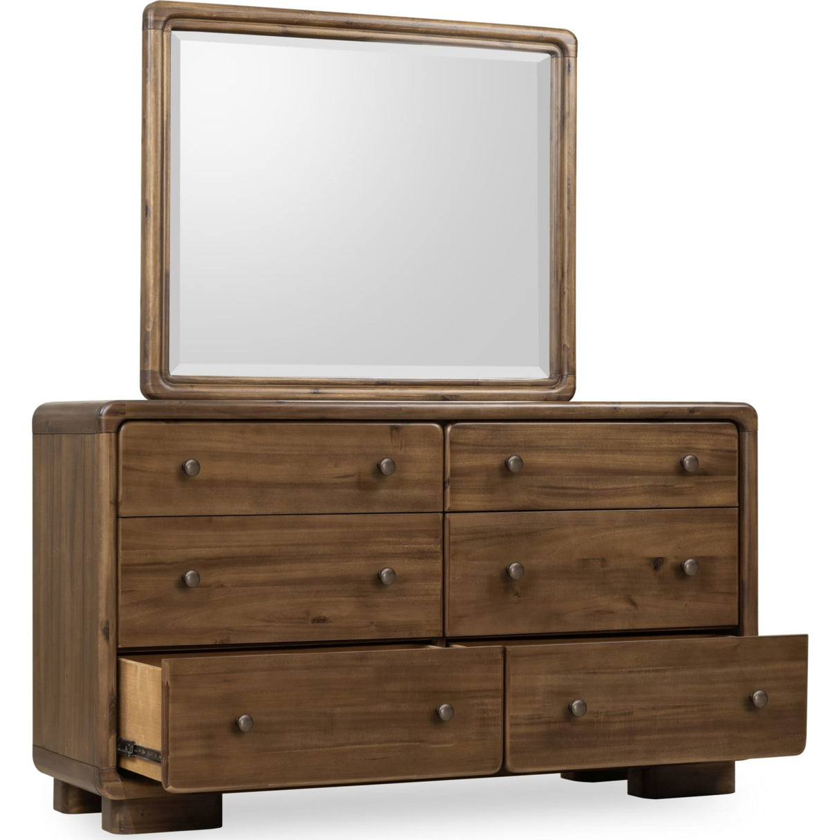 Boka Six Drawer Acacia Wood Dresser in Impala