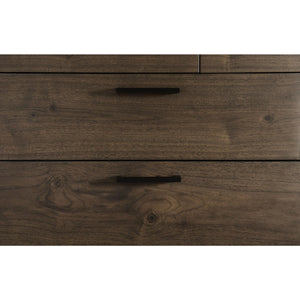 Boracay Five Drawer One Door Walnut Sweater Chest in Wild Oats Brown (2024)