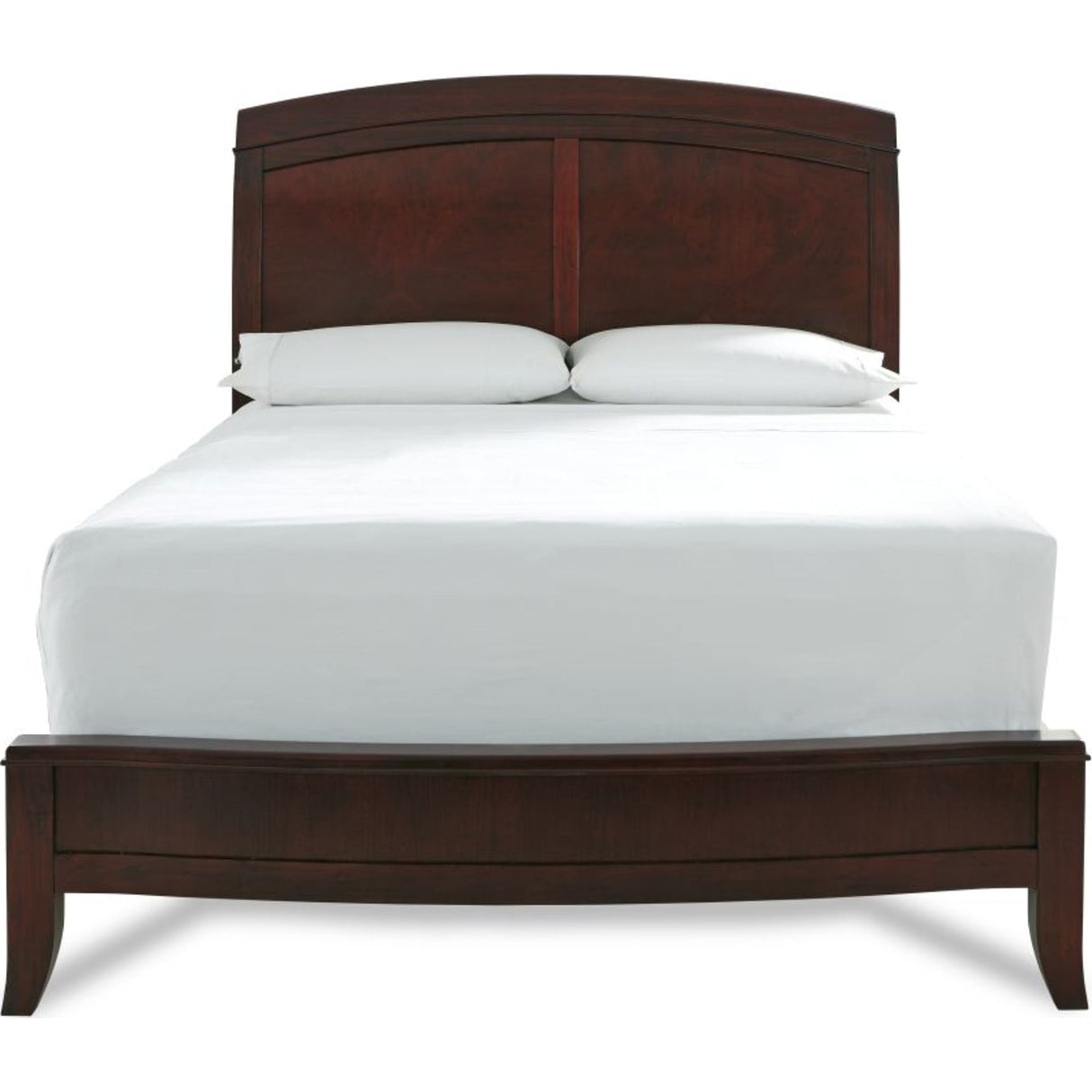 Brighton Wood Sleigh Bed in Cinnamon