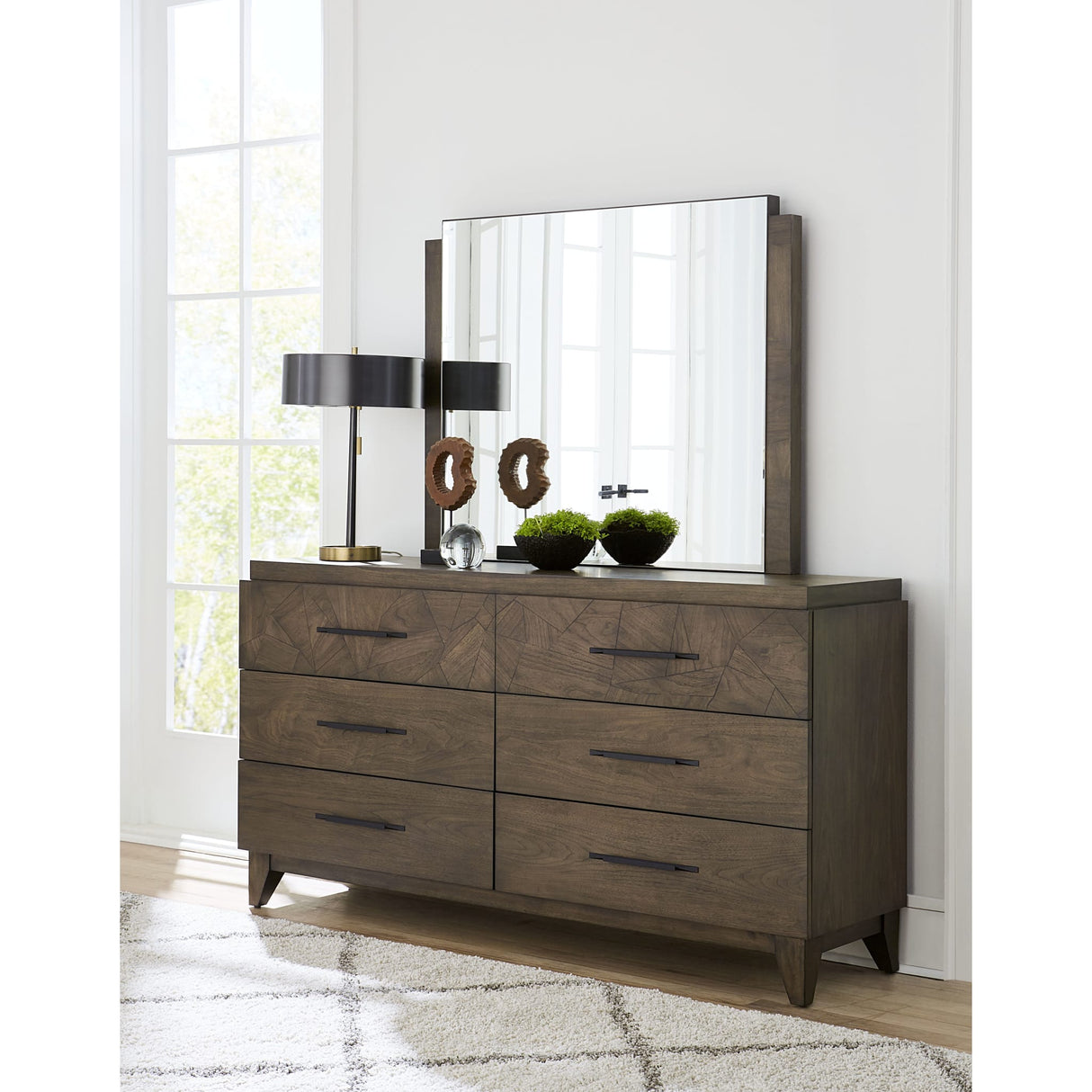 Broderick Six-Drawer Dresser  in Wild Oats Brown (2024)