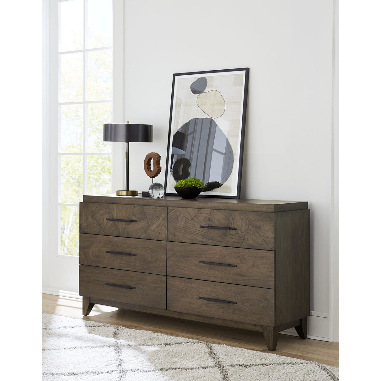 Broderick Six-Drawer Dresser  in Wild Oats Brown (2024)