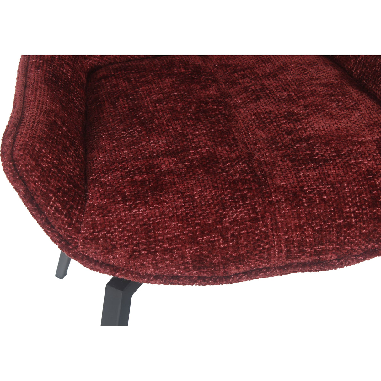 CEO 180 Degree Return Swivel Upholstered Dining Chair in Cherry