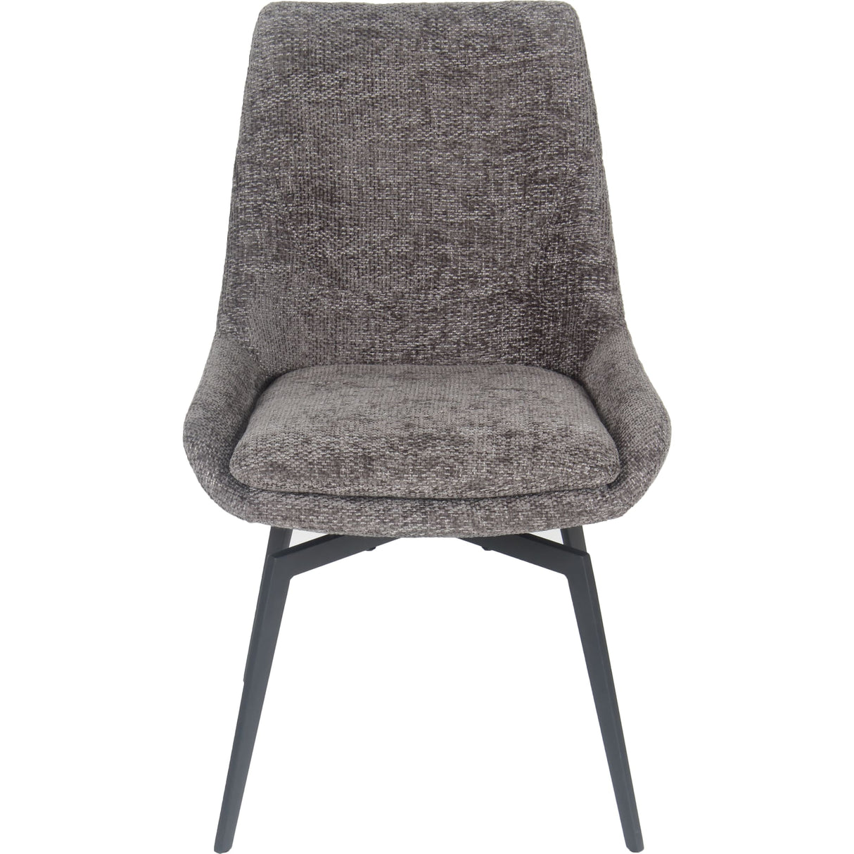 CEO 180 Degree Return Swivel Upholstered Dining Chair in Oyster