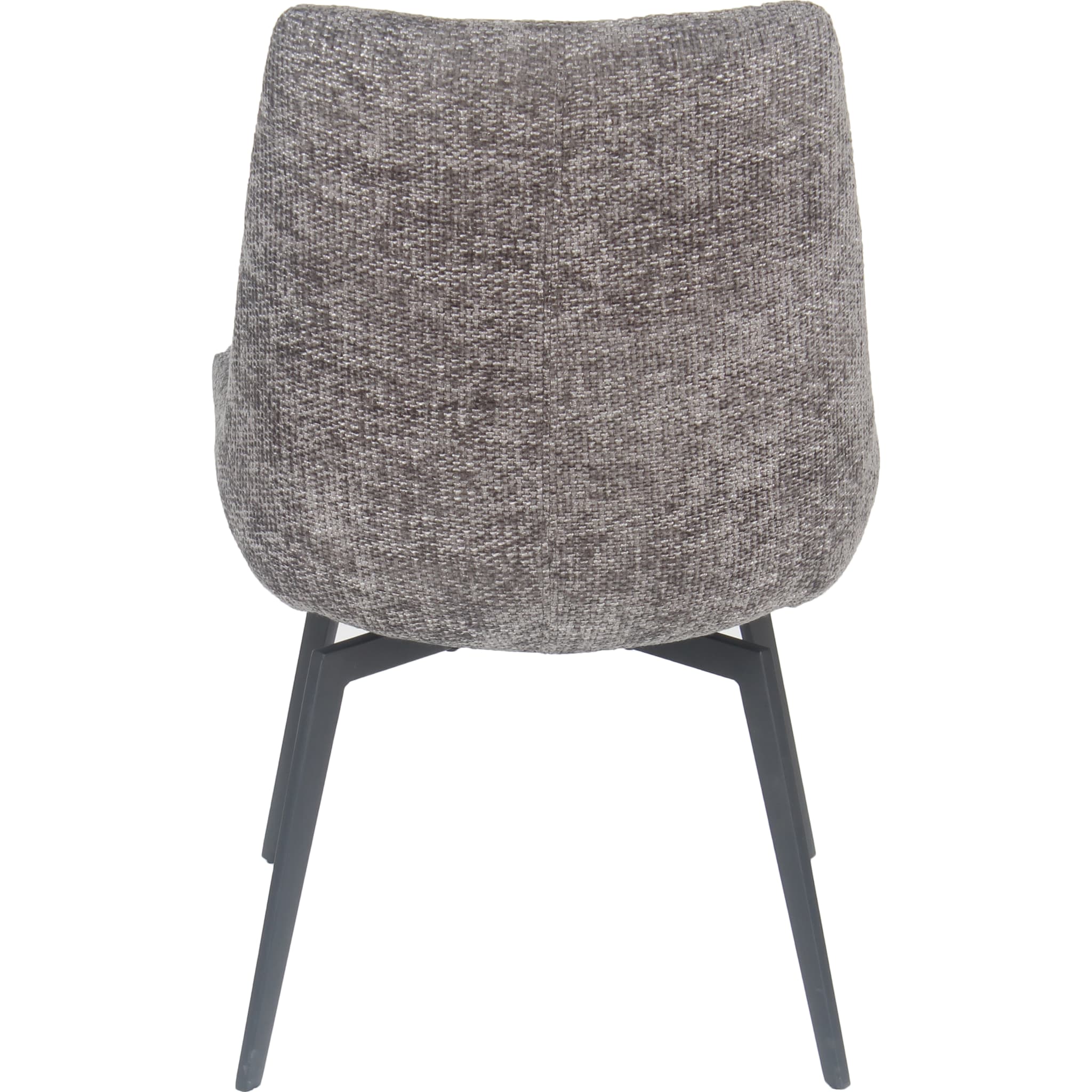 CEO 180 Degree Return Swivel Upholstered Dining Chair in Oyster