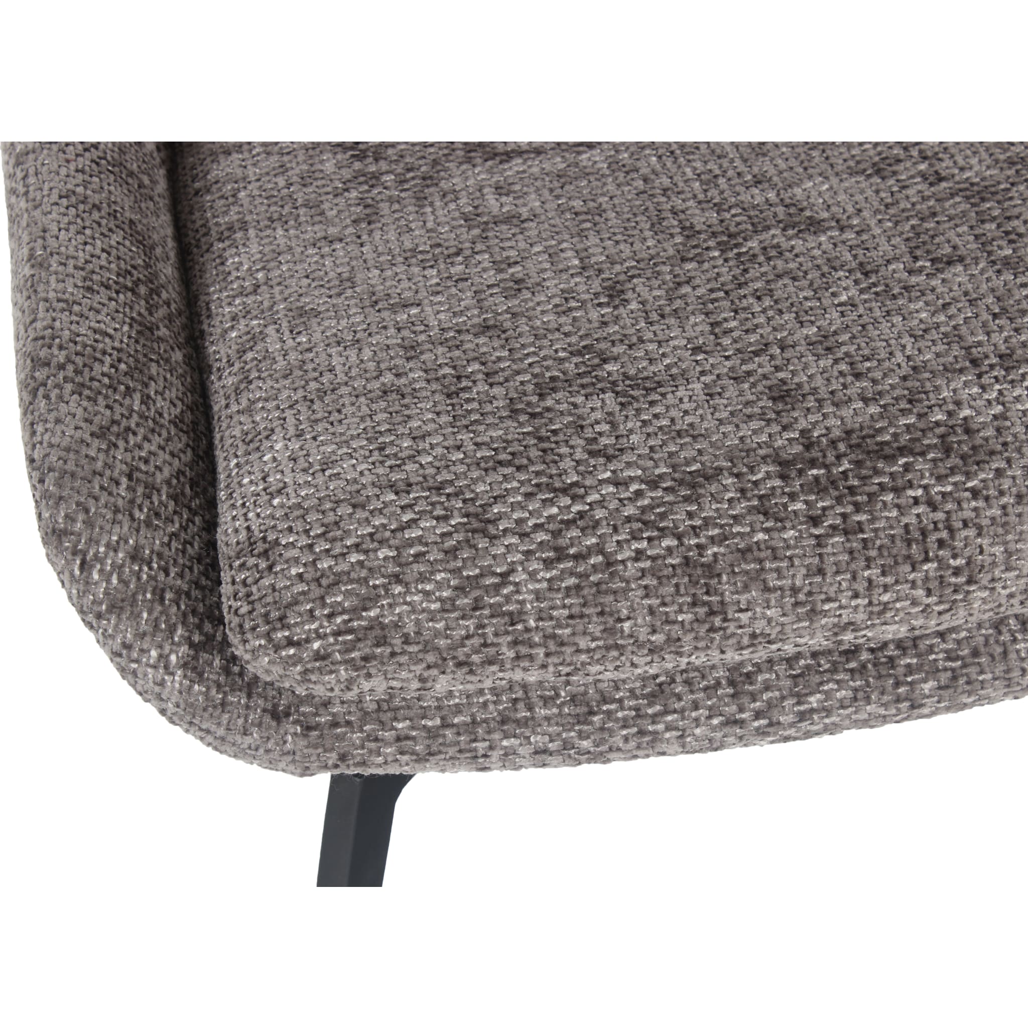 CEO 180 Degree Return Swivel Upholstered Dining Chair in Oyster