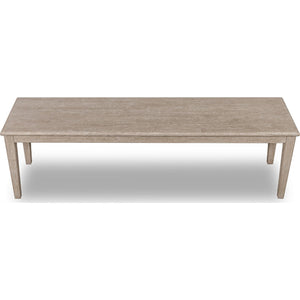 Camden Oak Wood Bench in Chai