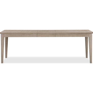 Camden Two Drawer Extendable Dining Table in Chai