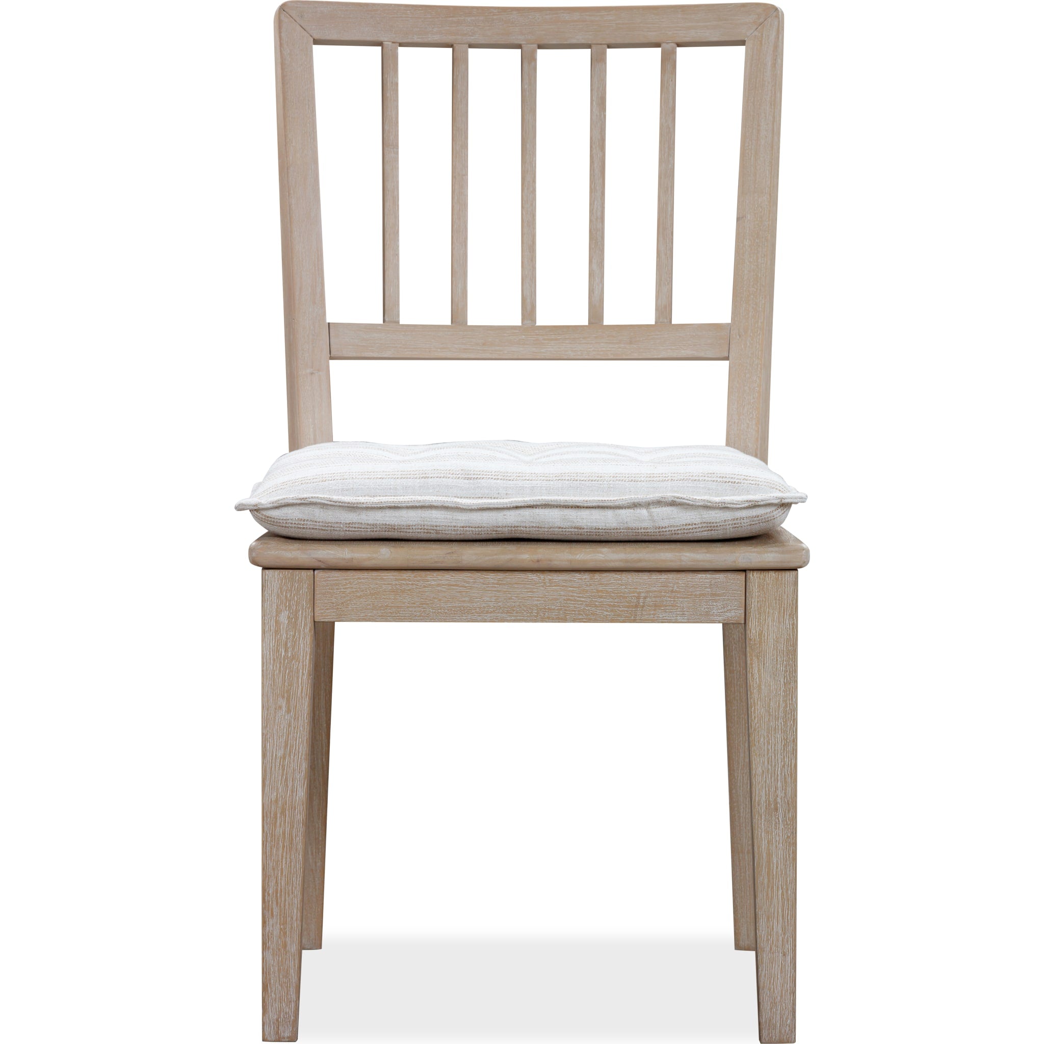 Camden Wood Dining Chair with Detachable Cushion in Chai and Oat