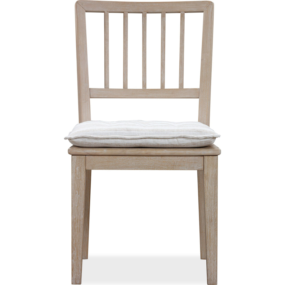 Camden Wood Dining Chair with Detachable Cushion in Chai and Oat