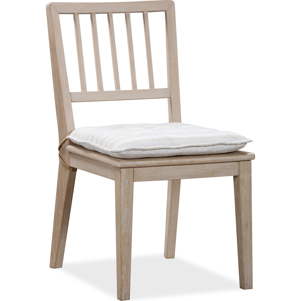 Camden Wood Dining Chair with Detachable Cushion in Chai and Oat