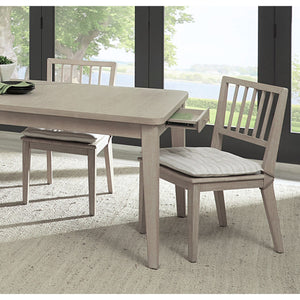 Camden Wood Dining Chair with Detachable Cushion in Chai and Oat