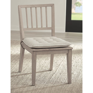 Camden Wood Dining Chair with Detachable Cushion in Chai and Oat