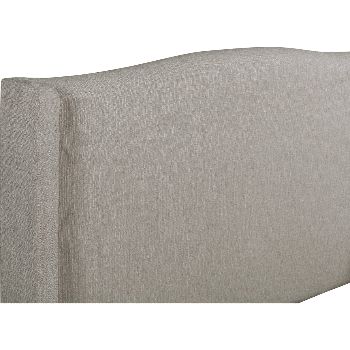 Cicero Upholstered Wingback Bed in Slate Grey