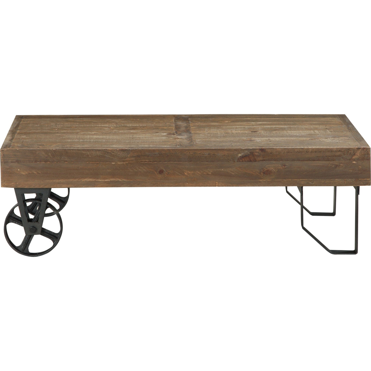 Coalburn Reclaimed Wood Rectangular Coffee Table in Russett Brown