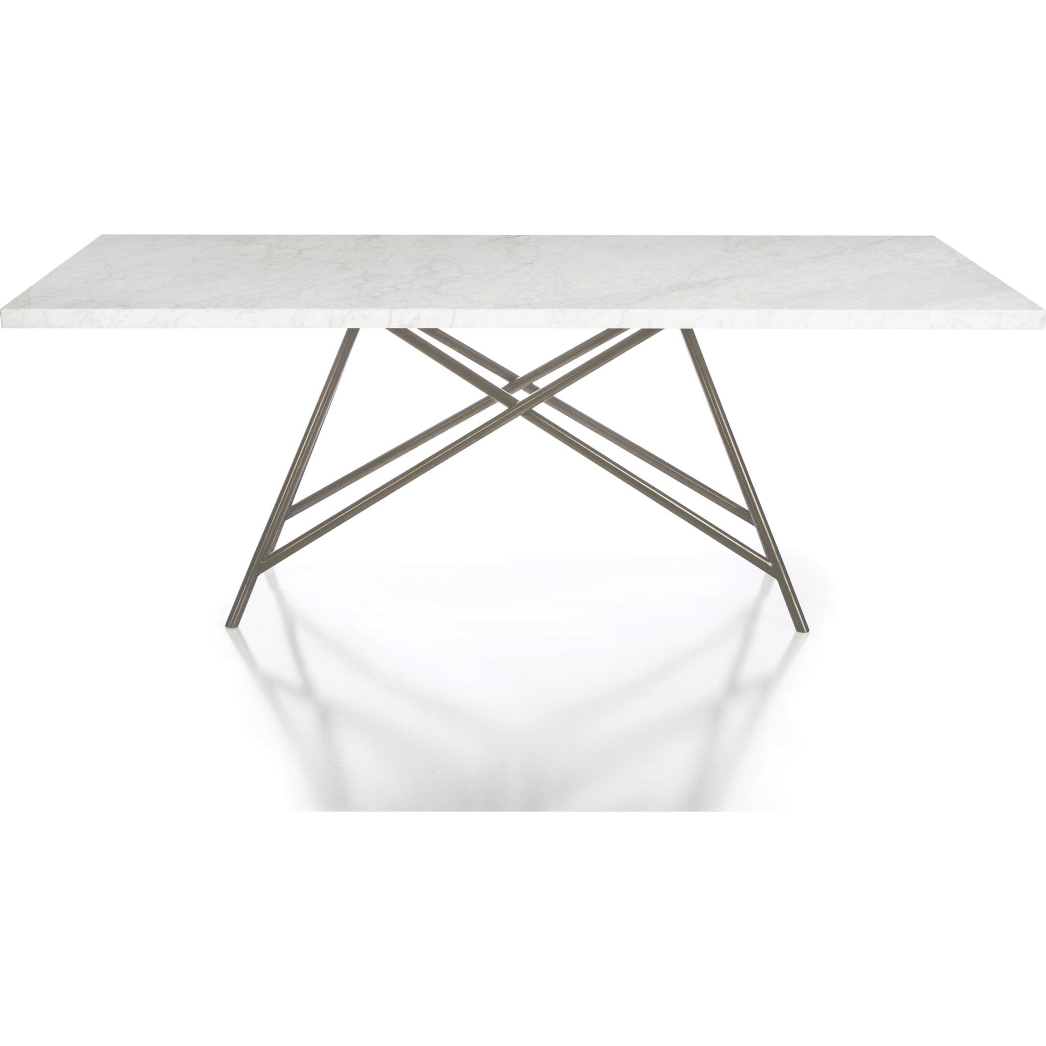 Coral Marble Rectangular Dining Table