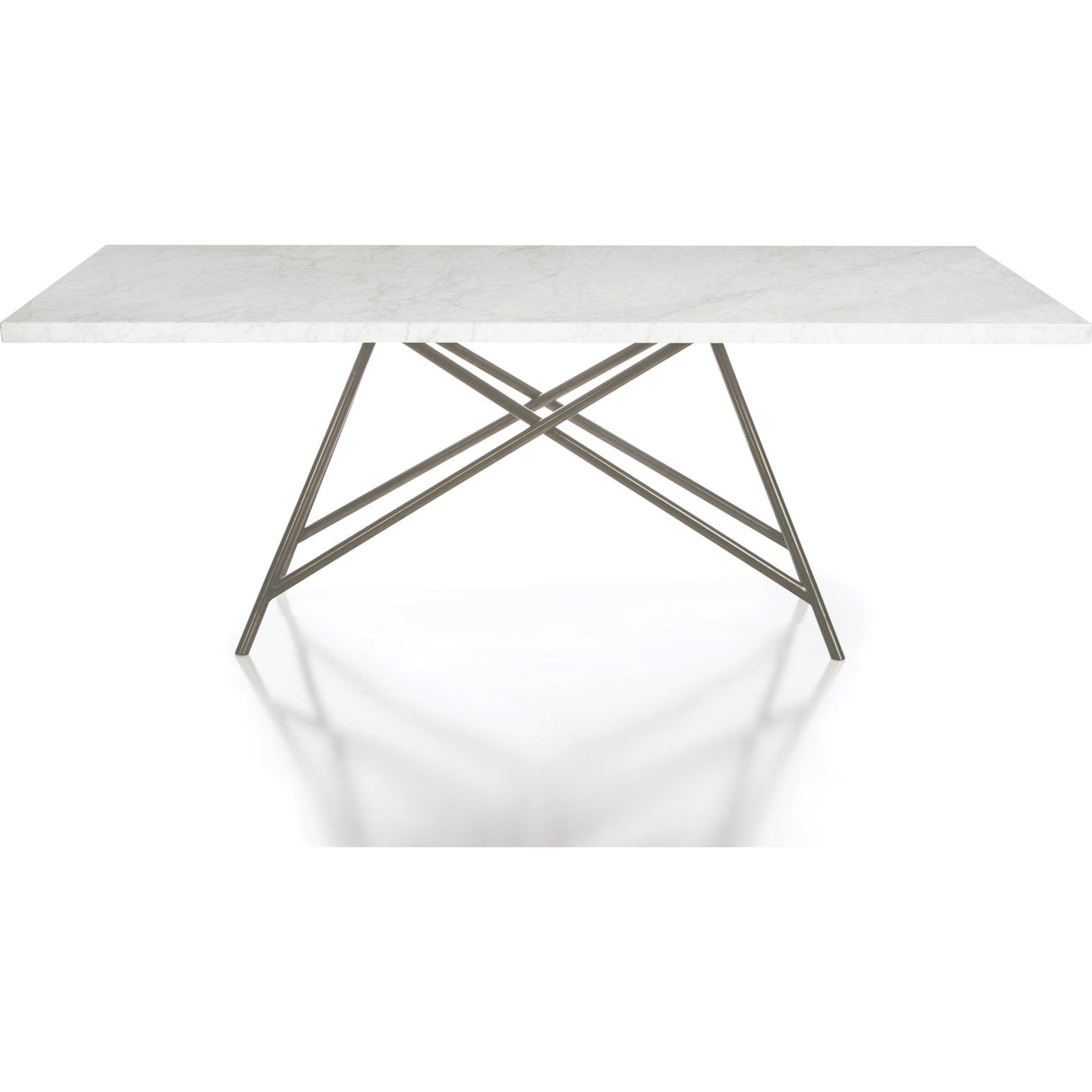 Coral Marble Rectangular Dining Table