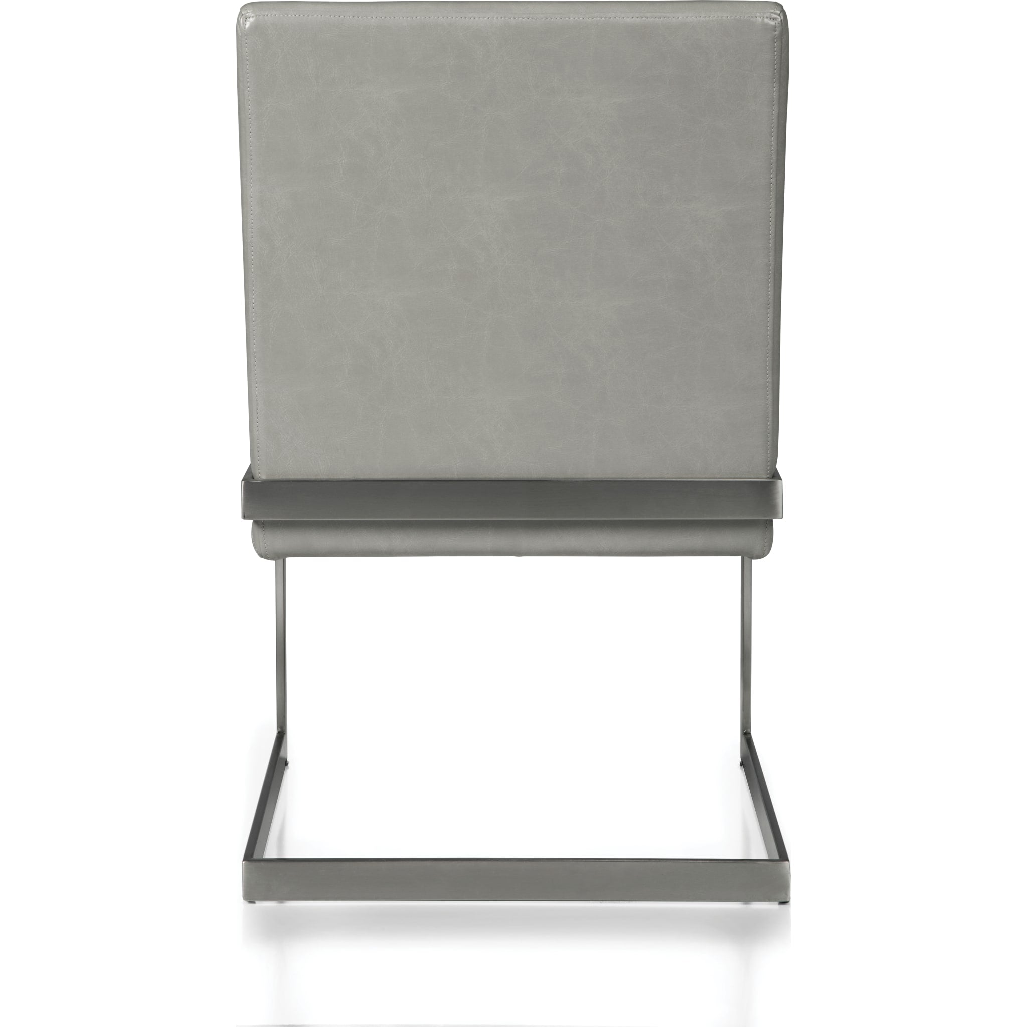 Coral Synthetic Leather Upholstered Dining Chair