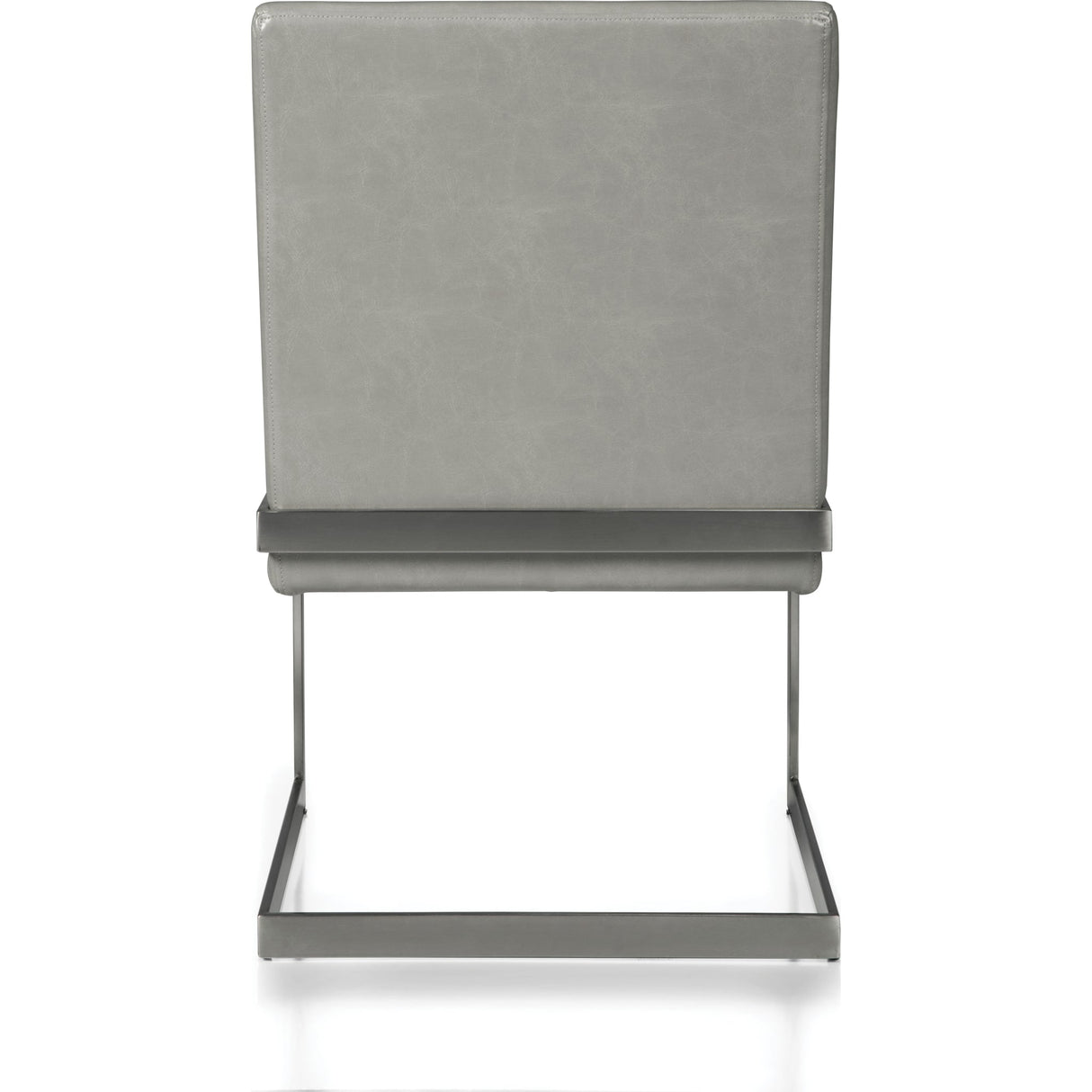 Coral Synthetic Leather Upholstered Dining Chair