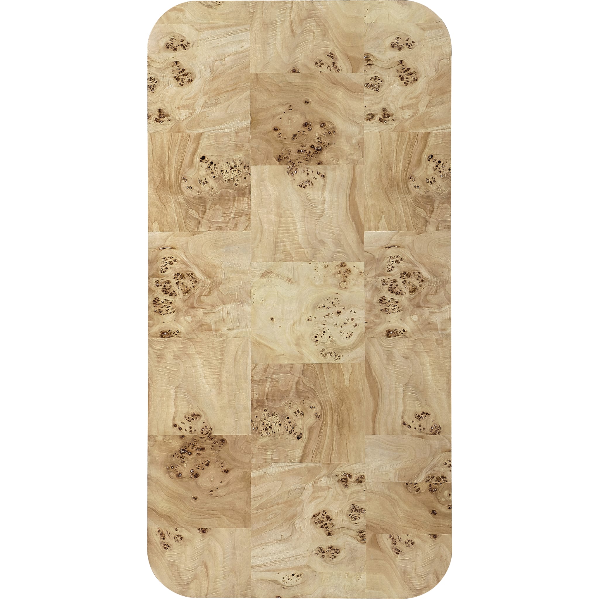 Cosmo Mappa Burl Coffee Table in Amber Kiss