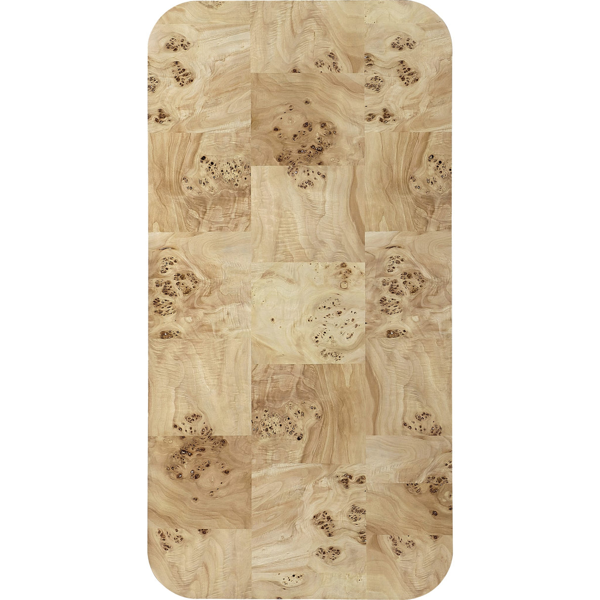 Cosmo Mappa Burl Coffee Table in Amber Kiss