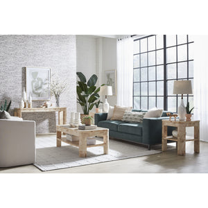 Cosmo Mappa Burl Console Table in Amber Kiss