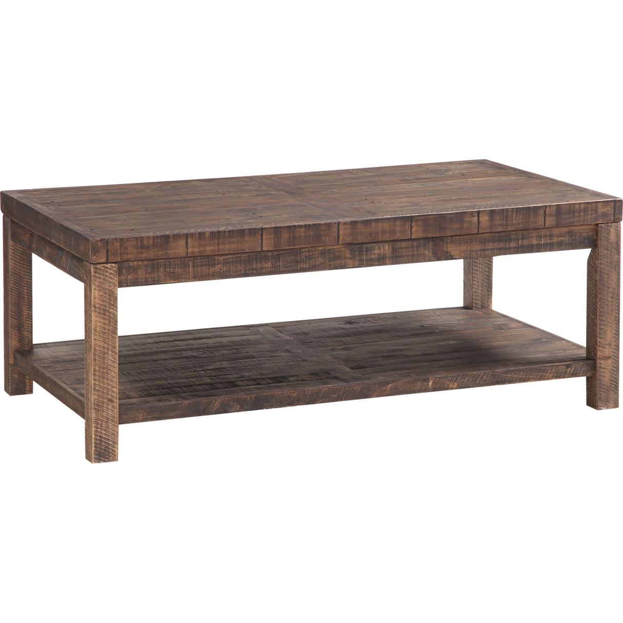 Craster Reclaimed Wood Rectangular Coffee Table in Smoky Taupe