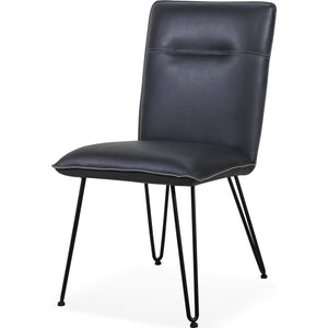 Demi Hairpin Leg Modern Dining Chair in Cobalt