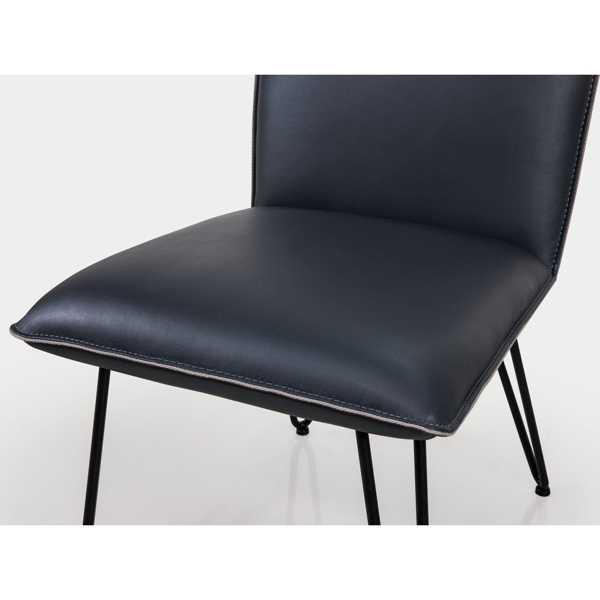 Demi Hairpin Leg Modern Dining Chair in Cobalt