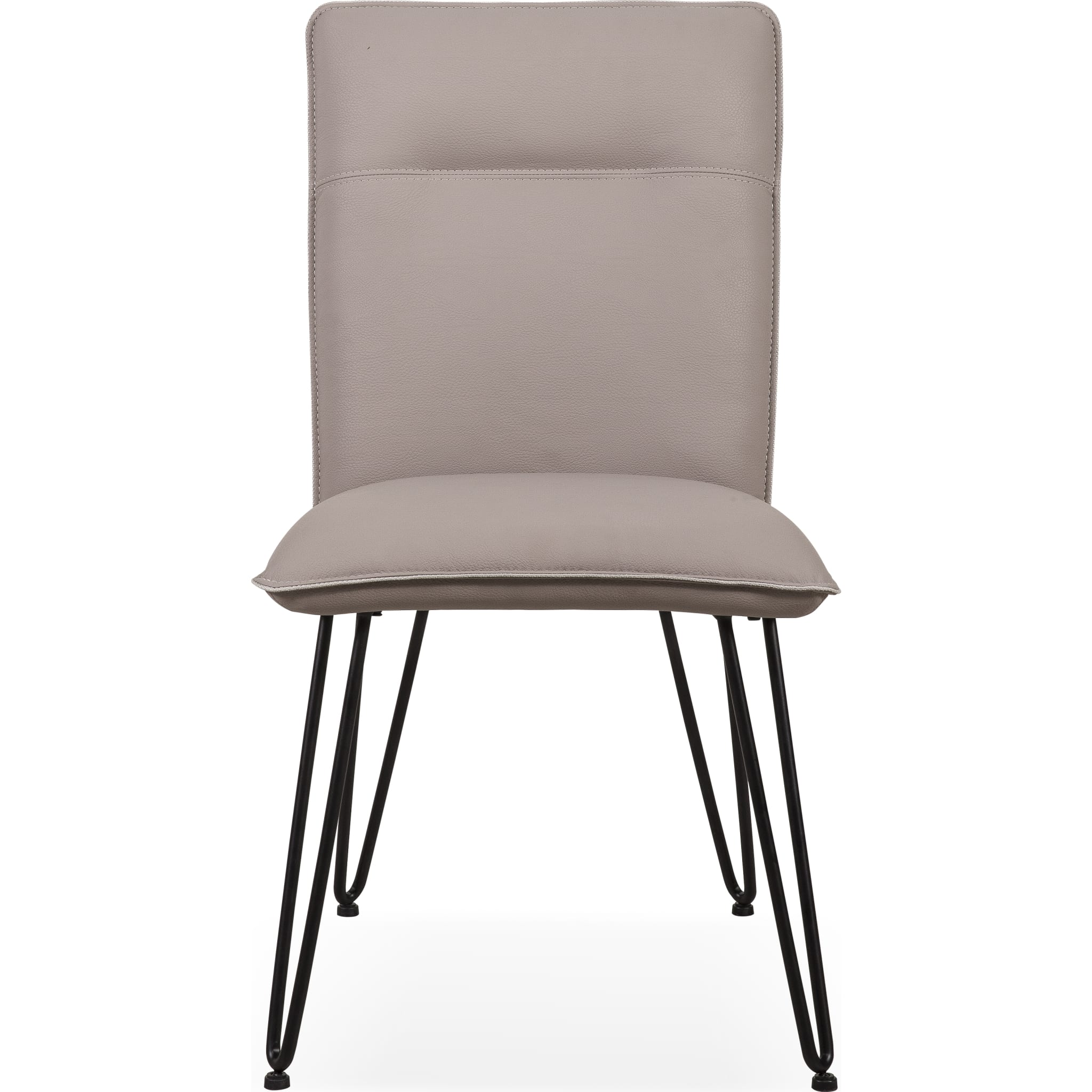 Demi Hairpin Leg Modern Dining Chair in Taupe