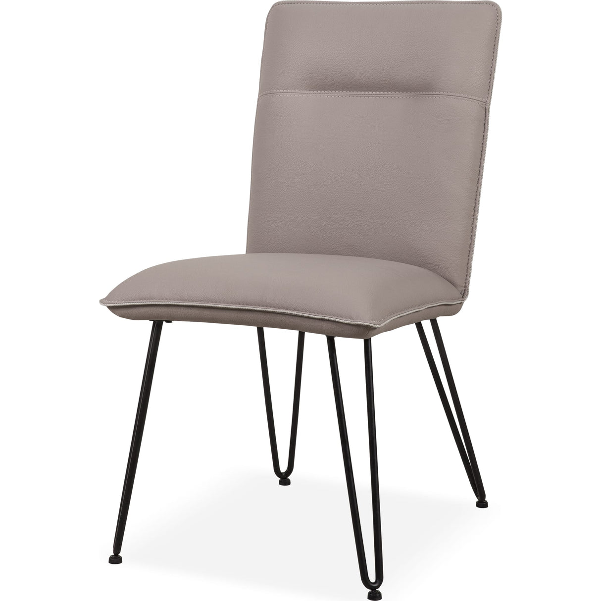 Demi Hairpin Leg Modern Dining Chair in Taupe